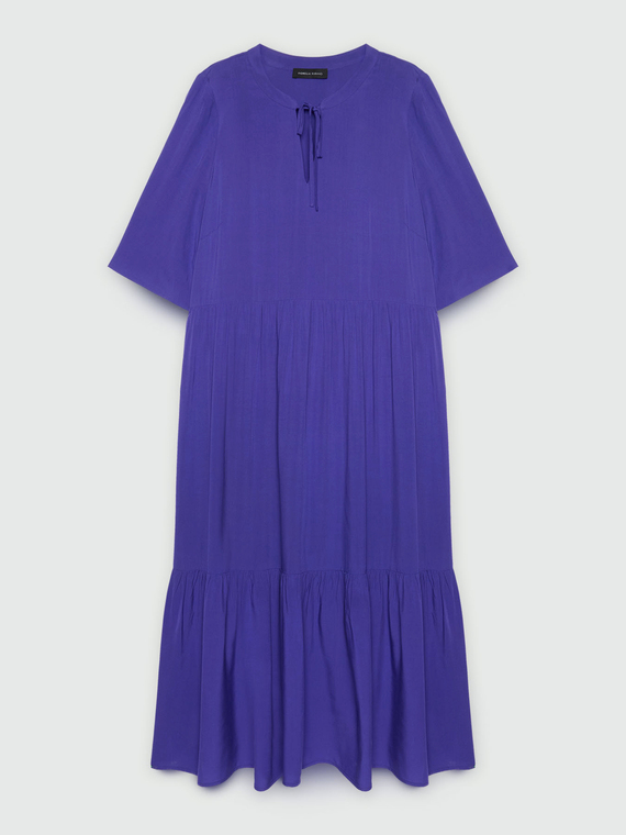 Langes Kleid aus Viskose LENZING™ ECOVERO™