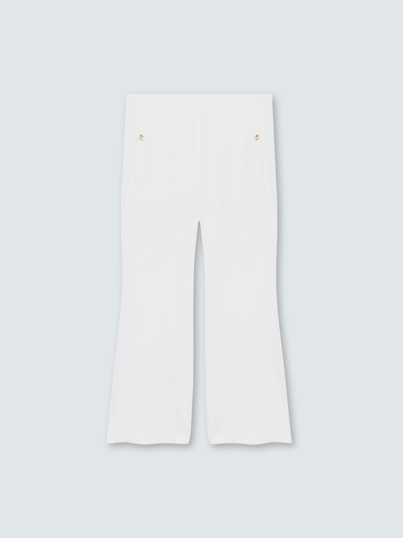 Pantaloni Flare in maglia image number 4