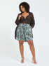 Zebra-print jersey shorts image number 3