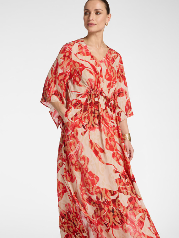 Printed long dress