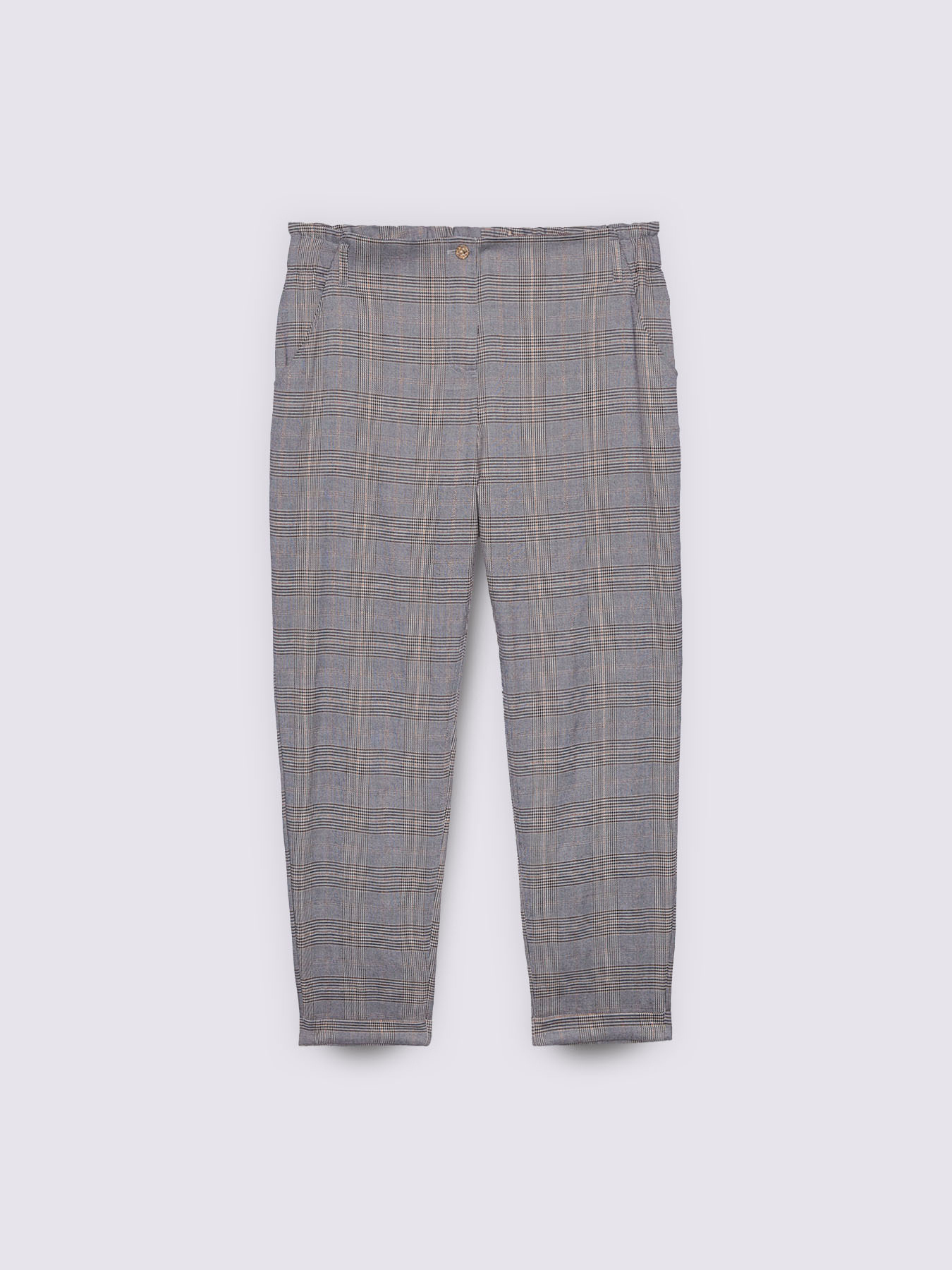 Pantalon Balloon imprimé carreaux image number 4