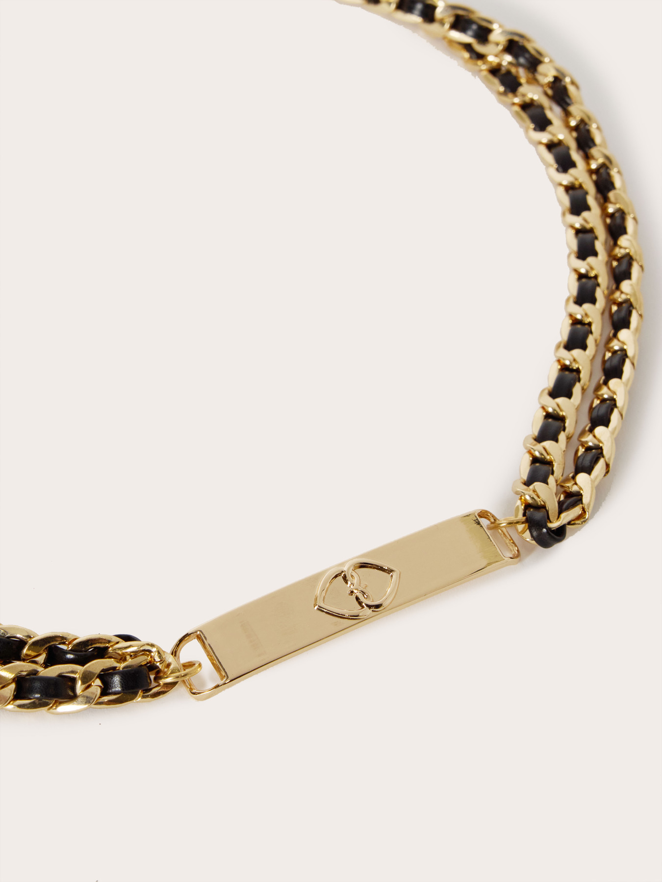 Kettengürtel mit Metallplakette image number 2