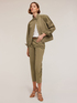 Jacket with embroidered patch image number 2