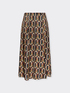 Falda midi estampada image number 4