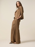 Palazzo pants in linen blend image number 0