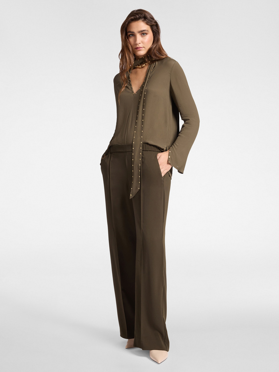 Pantalones de pierna ancha