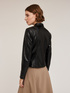 Blouson en tissu enduit avec découpes effet modelant image number 1
