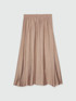 Long viscose skirt image number 4