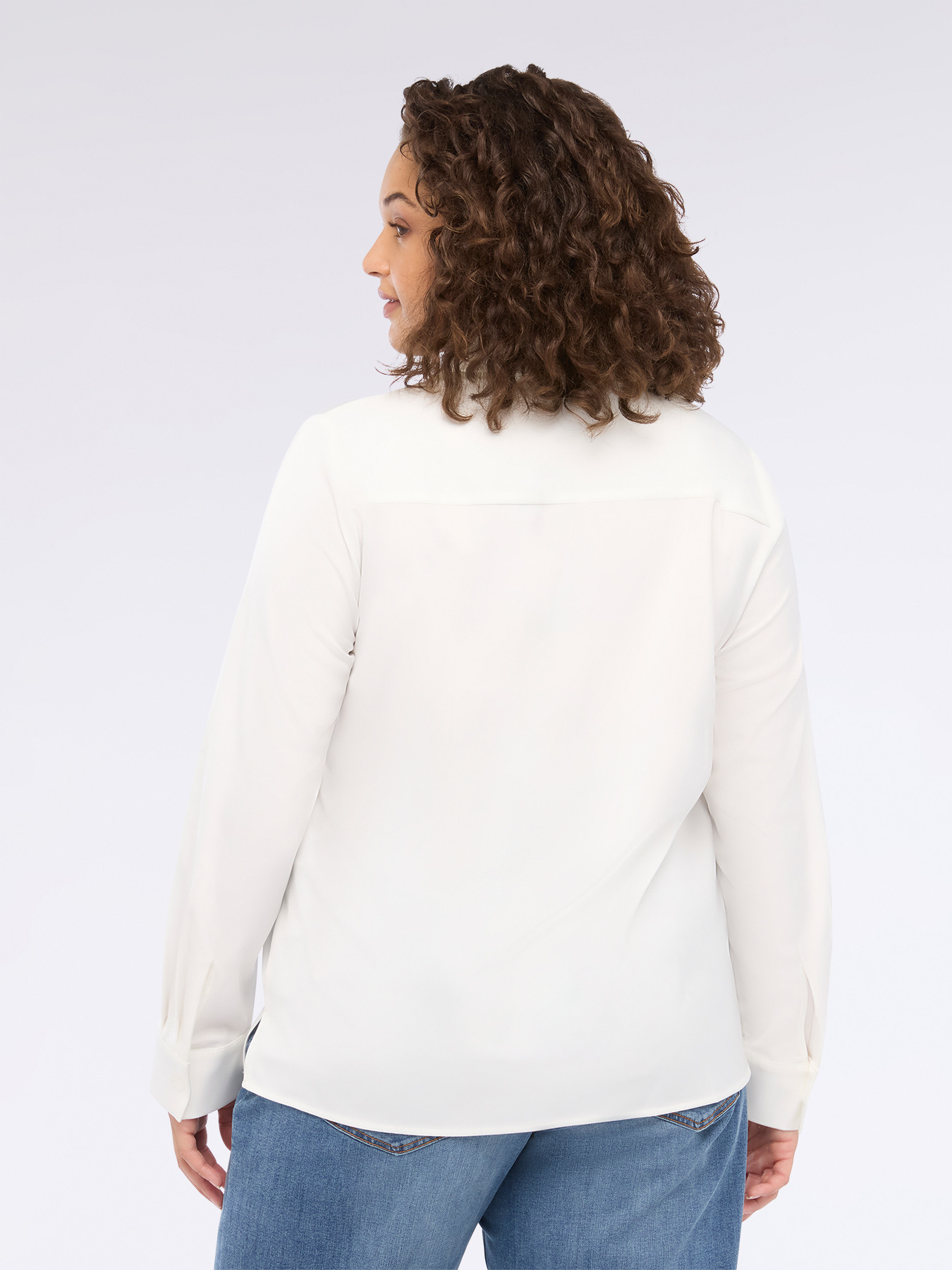 Polo collar shirt with studs image number 1