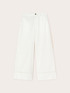 Wide trousers with openwork detail image number 3