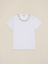 Tricou cu broderie din pietre colorate image number 4