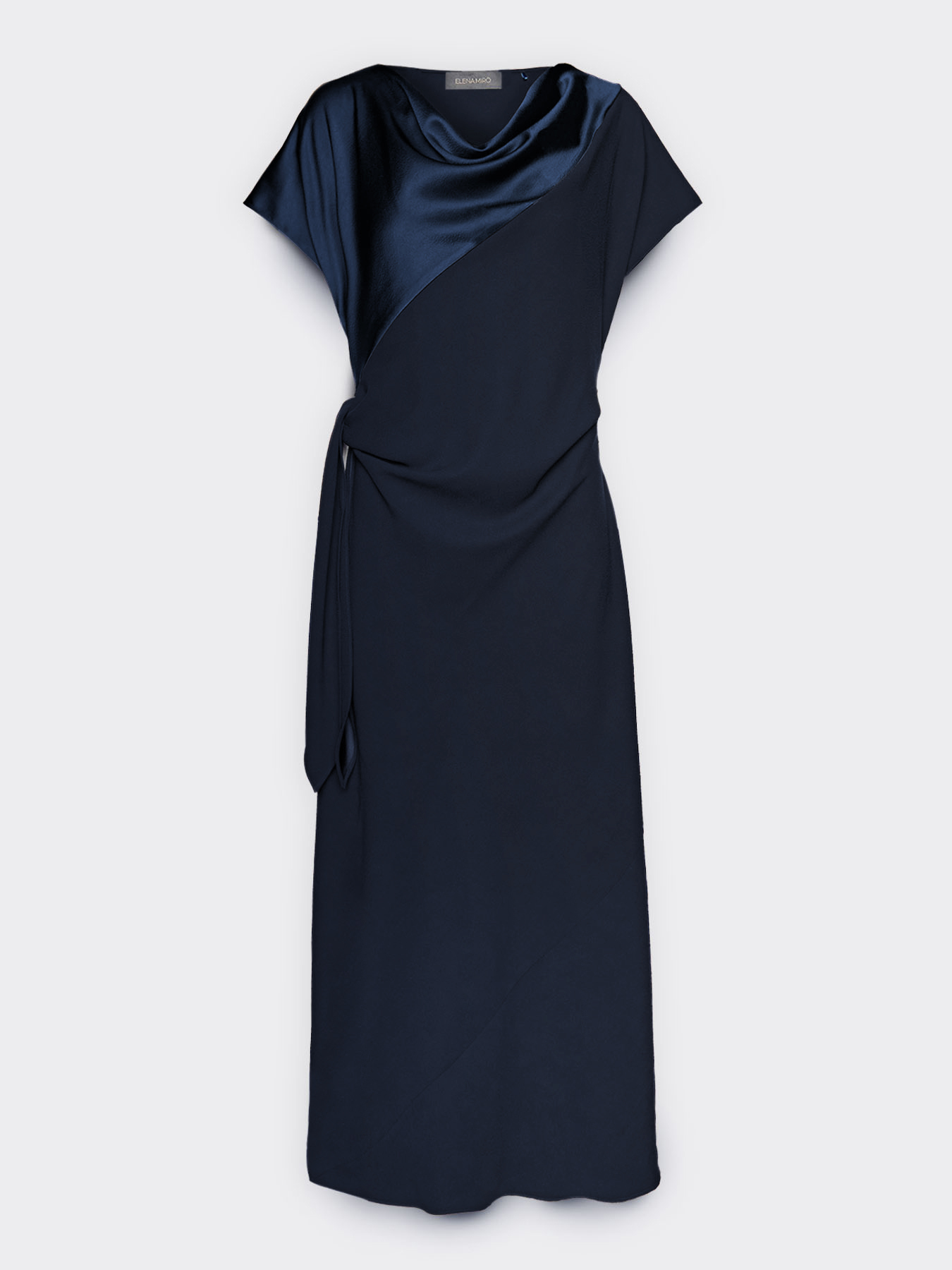 Abito lungo con nodo laterale image number 4