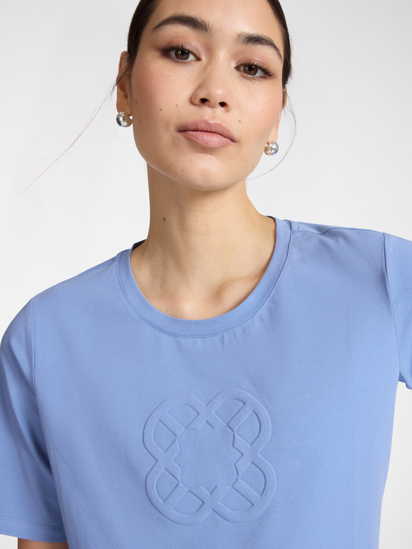 Cotton t-shirt with Monogram logo image number 3