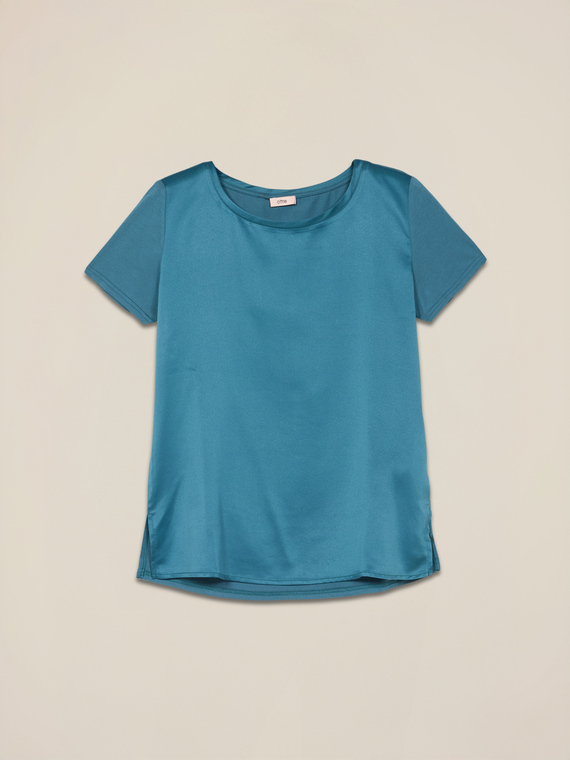 T-shirt bimaterica
