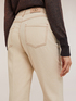 Pantalon flare en drill avec surpiqûres contrastantes image number 3