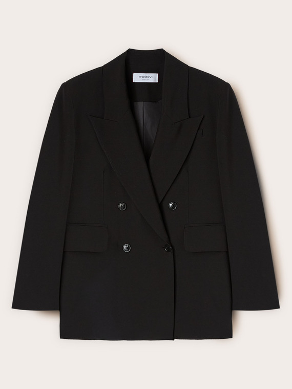 Blazer doppiopetto con cintura