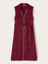 Rochie tip cămașă din twill cu curea image number 4