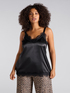 Top aus Satin mit Spitze image number 2