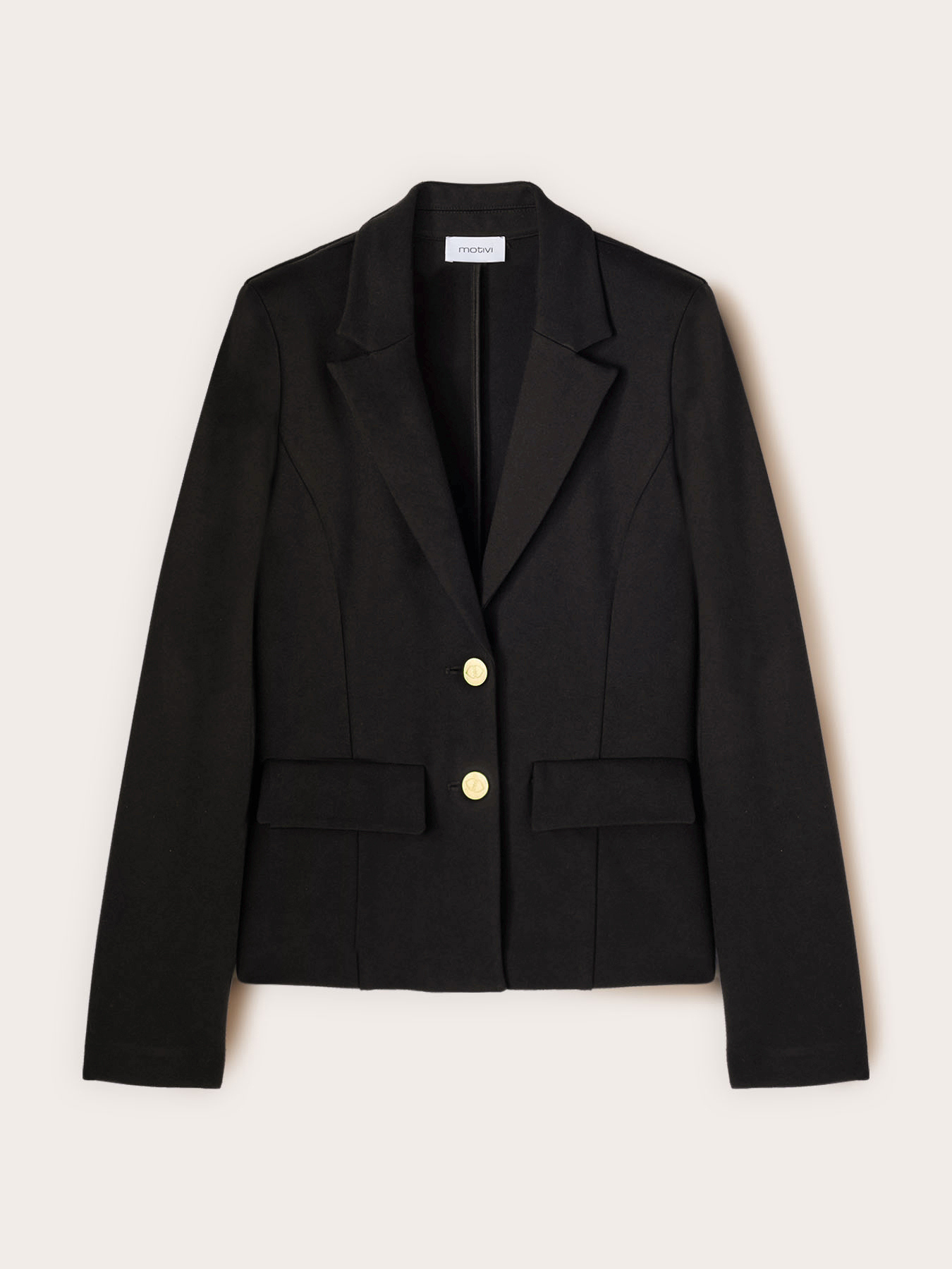 Unlined blazer in milano stitch image number 4