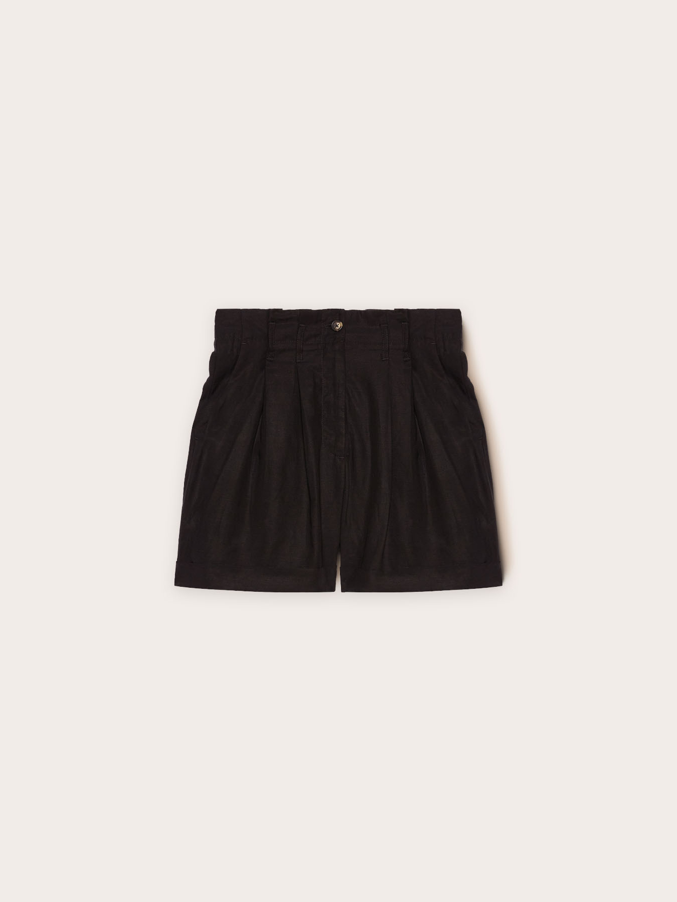 Fluid pleated shorts image number 0