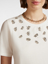 T-shirt with dragonflies embroidery image number 3