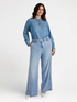 Denim-Hemdbluse, helle Waschung image number 3