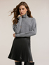 Turtleneck sweater in viscose blend image number 2