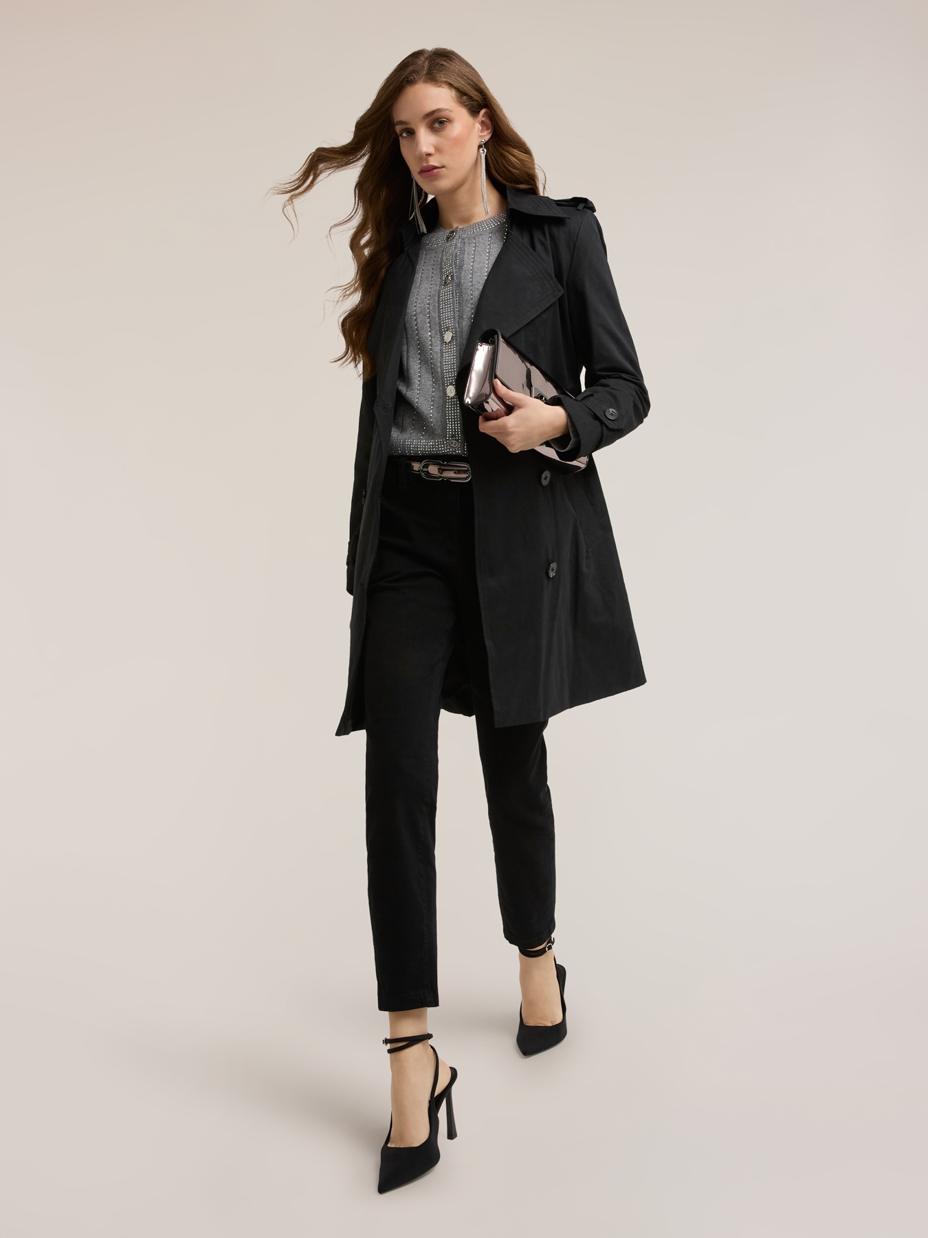 Kendall cotton drill chino pants image number 0