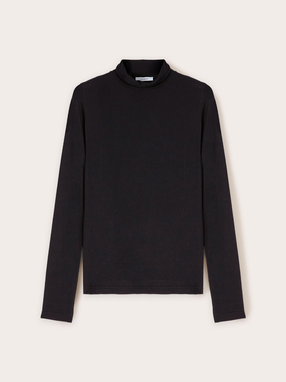 Modal blend turtleneck