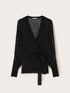 Cardigan ad incrocio misto mohair image number 4