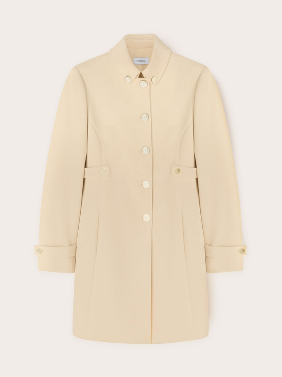 Light single-breasted coat