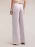 Linen blend lyocell palazzo trousers image number 1