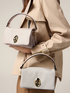 Genuine leather crossbody bag image number 4