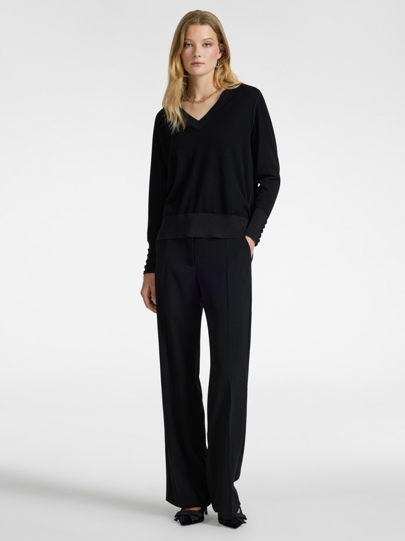 Soft touch wool sweater image number 2