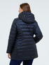 Quilted down jacket with removable hood image number 1