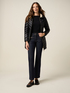 Piumino midi con cappuccio e cintura image number 3