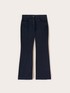 Pantalon kick flare en drill image number 3