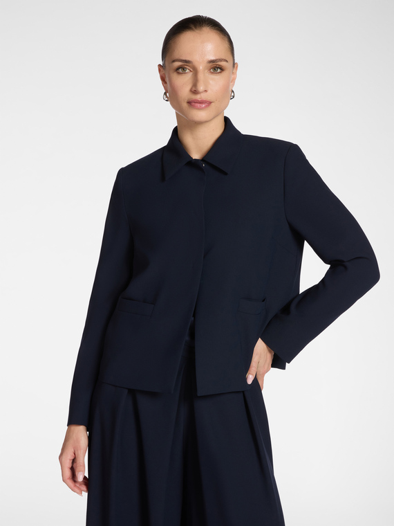Jacke aus Cr&ecirc;pe-Gewebe