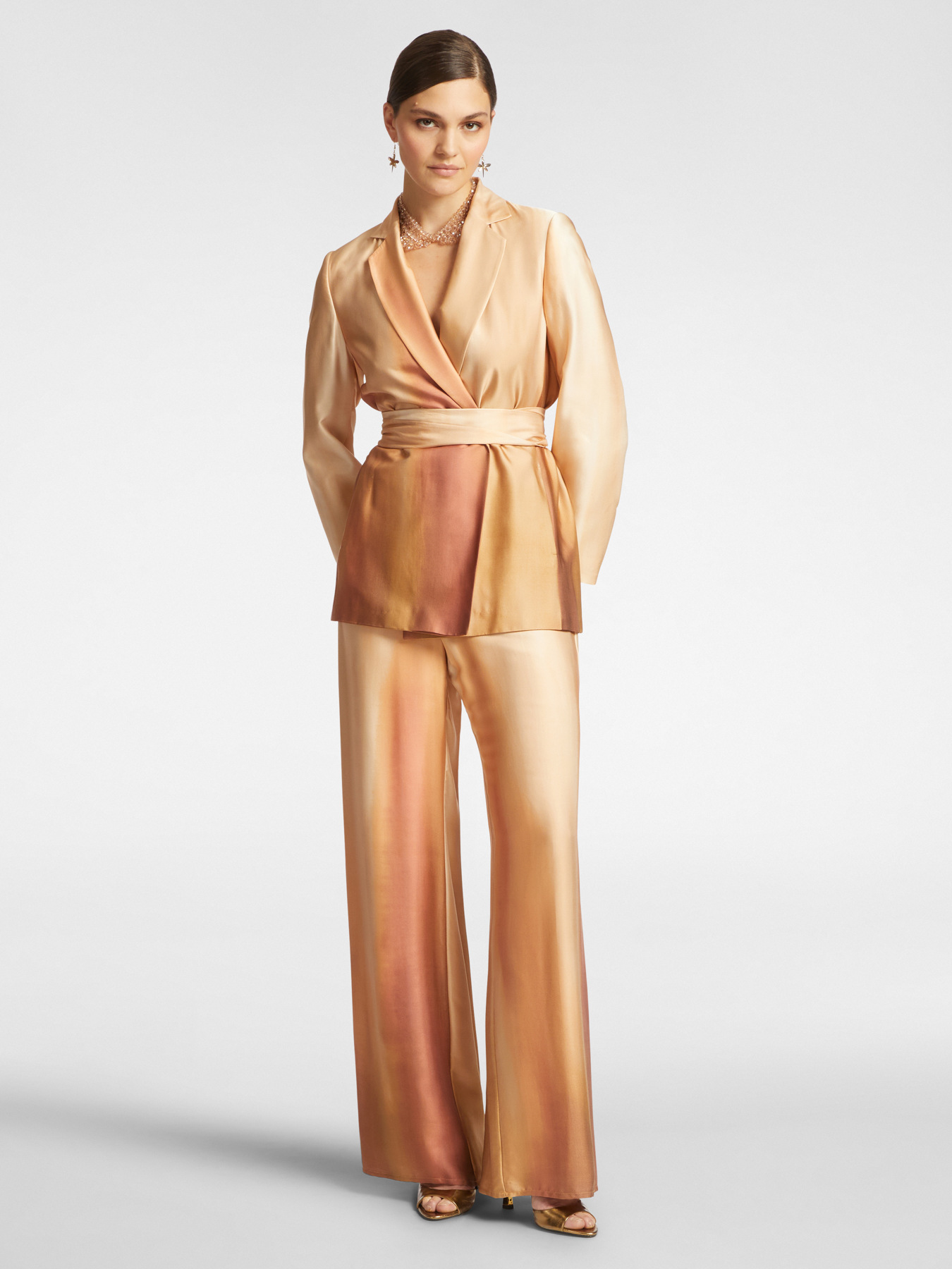 Elegant ombré print jacket image number 2