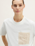 T-Shirt mit gehäkelten Tasche image number 2