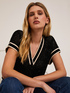 Openwork sweater with tiny sequins image number 0