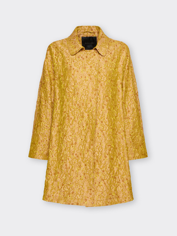 Cappotto leggero jacquard