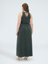Langes Jerseykleid mit R&uuml;ckenausschnitt image number 1