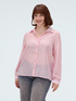 Striped lyocell blend shirt image number 0