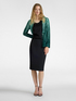 Stretch fabric skirt image number 0