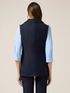 Gilet denim con catene metalliche image number 1