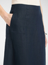 A-line linen skirt image number 3