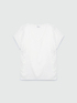 T-shirt in raso e jersey image number 3