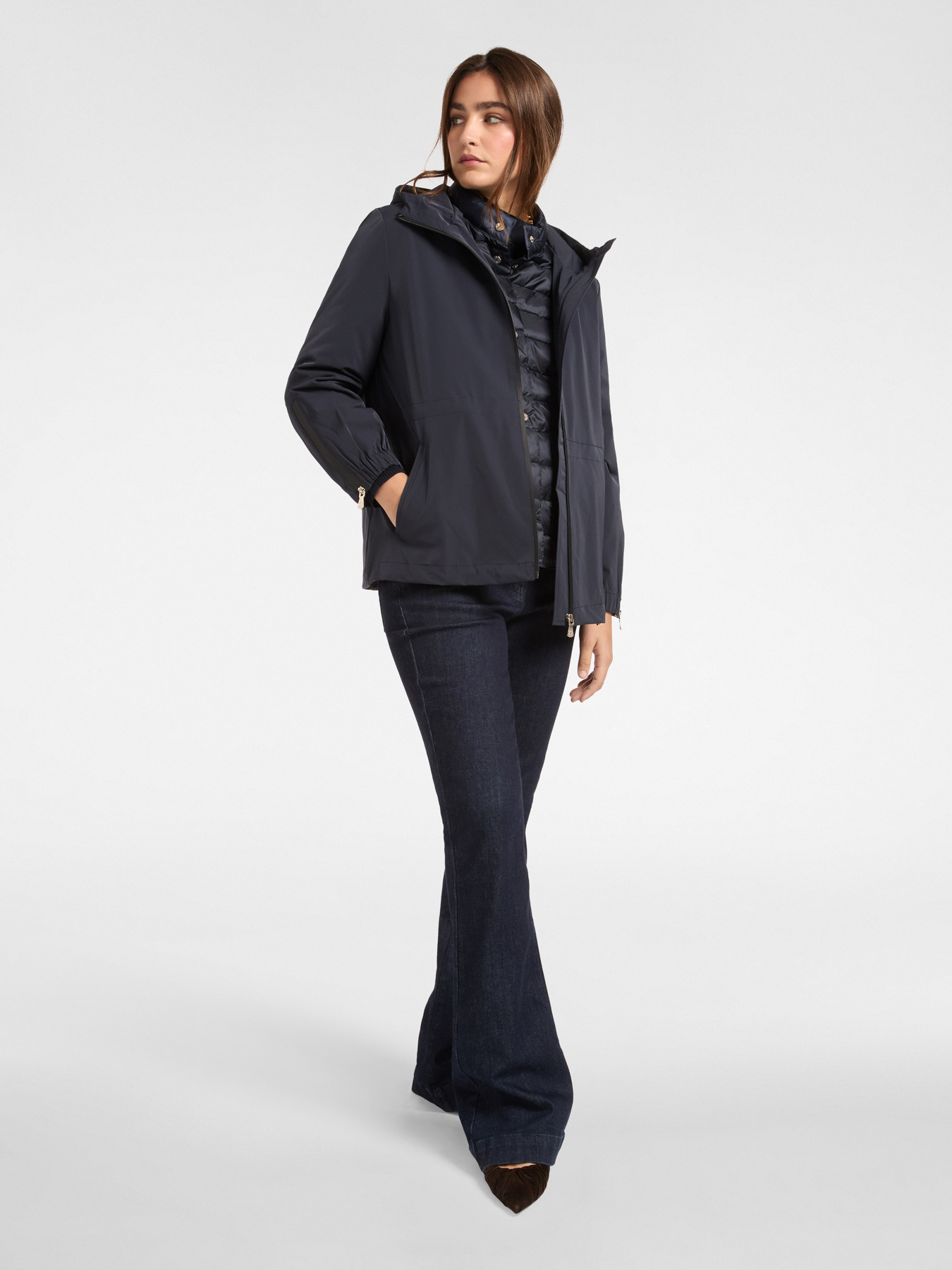 Detachable short parka image number 2