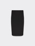 Stretch fabric skirt image number 4